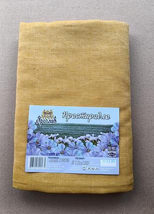 Простынь льняная 150х215, простынь лён 100% от производителя ярослав