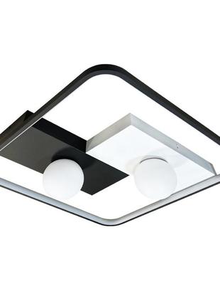 Світильник led smart picasso-s+пульт 85w 3000-5000k ip20 квадрат біло-чорний violux