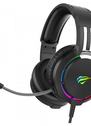 Ігрові навушники з мікрофоном havit hv-h2010d rgb black