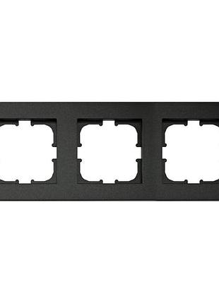 Рамка п'ятерная черный karell
