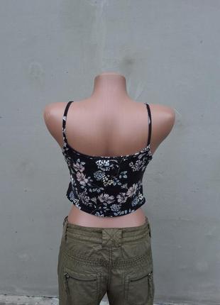 Топ с цветами и бантиком new look3 фото