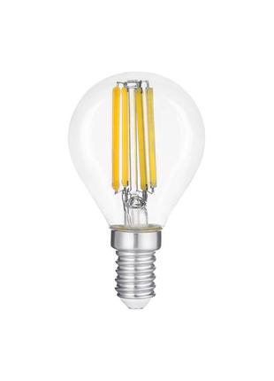 Лампа led filament g45 6w e14 4000k violux