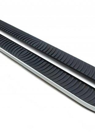 Боковые пороги opel vivaro 2019- tayga (2 шт., алюминий) xs – короткая база erkul