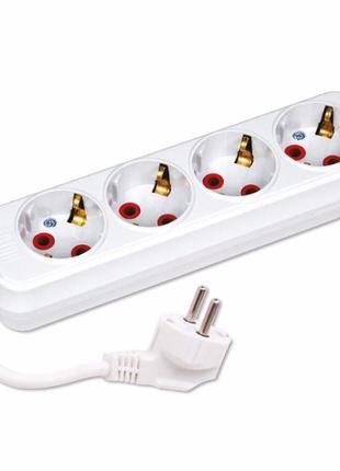 Подовжувач 4 гнізда 5 м з заземленням