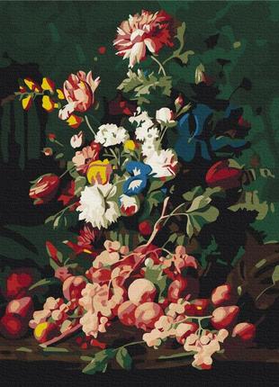 Преміум картина за номерами "літній натюрморт" розмальовки за цифрами.40*50 см.україна