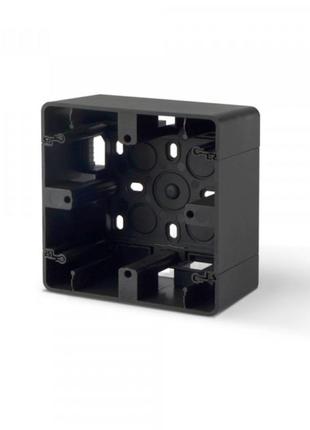 Коробка накладного монтажа черный графит videx binera