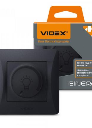 Диммер led 200вт черный графит videx binera