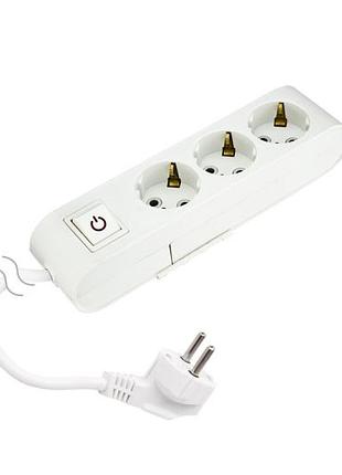 Подовжувач деко 3 гнізда 3 м з заземленням