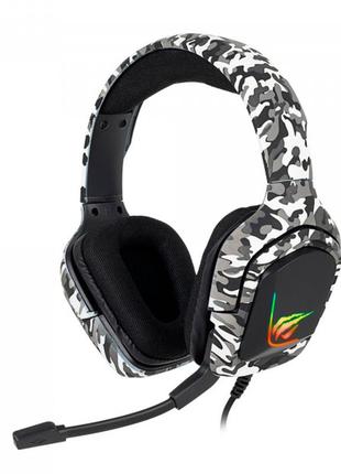 Ігрові навушники з мікрофоном havit hv-h653d camouflage