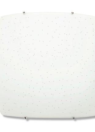 Світильник світлодіодний стельовий квадрат декора 15032 зоряне небо 24вт 300х300 білий, .