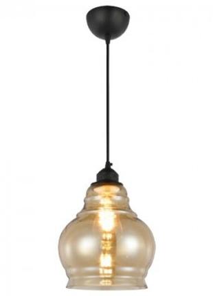 Світильник підвісний  "rondo"  бурштиновий