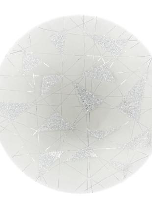 Світильник світлодіодний стельовий акриловий тонкий круглий декора 29395-05 лід d395 36вт, .
