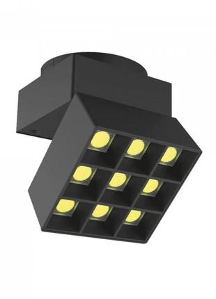 Светильник магнитный трековый videx le29b 16w 4000k 4000k 48v black