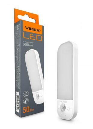 Светильник светодиодный акумуляторний з датчиком руху videx vl-nl014w-s