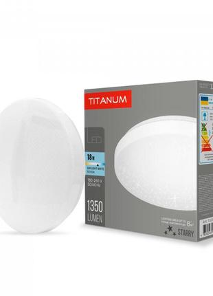 Led світильник настінно-стельовий titanum 18w 5000k зоряне небо