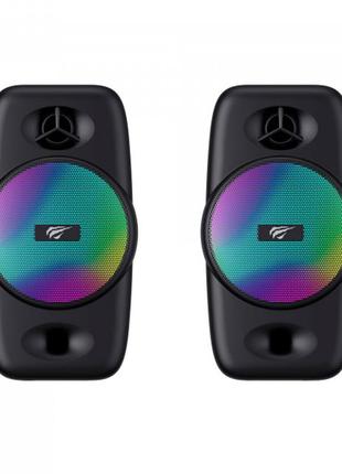 Стерео колонки ігрові havit hv-sk213 usb rgb black
