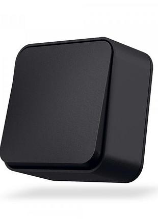 Ip20 вимикач зовнішній одноклавішний чорний графіт videx binera