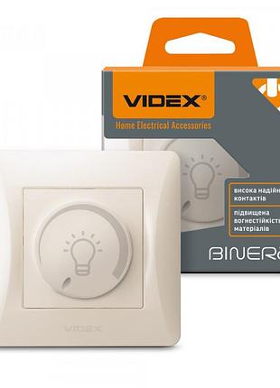 Диммер led 200вт кремовый videx binera 200вт