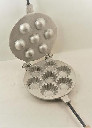 Форма для випікання "кошики" під начинку (з дерев'яними ручками)