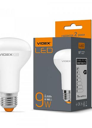 Led лампа videx  r63e 9w e27 4100k