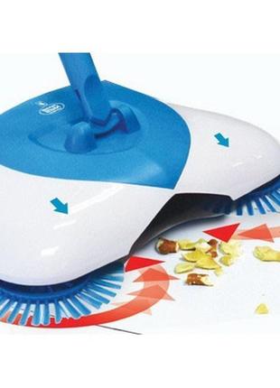 Механическая швабра-веник hurricane spin broom щетка веник эффект пылесоса, швабра для...