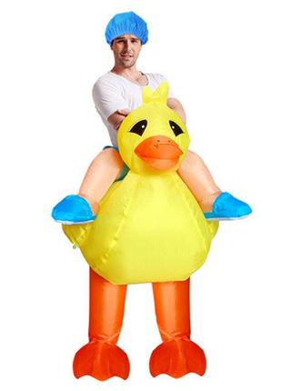 Надувний костюм качки 🛍di-live🛍. розмір універсальний: 160-200 см|топ ціна|