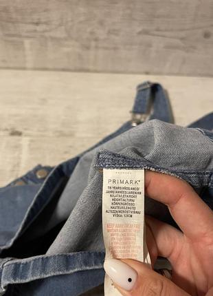 Джинсовий сарафан комбінезон 7-8 років