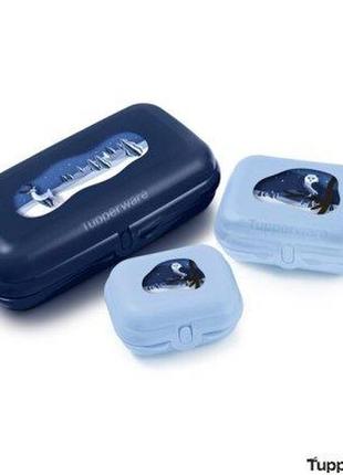 Набір ланч-боксів "зимова казка", (3 шт.) tupperware