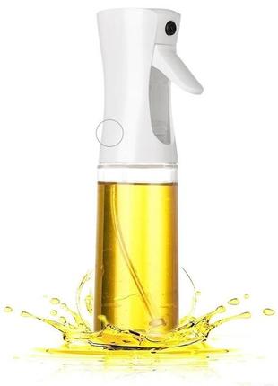 Распылитель кухонный для масла и уксуса бутылка спрей для жидкостей 200мл. цвет: белый|топ ціна|