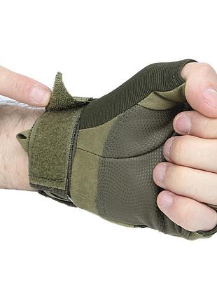 Перчатки тактические короткие han-wild hw72 green l|топ ціна|