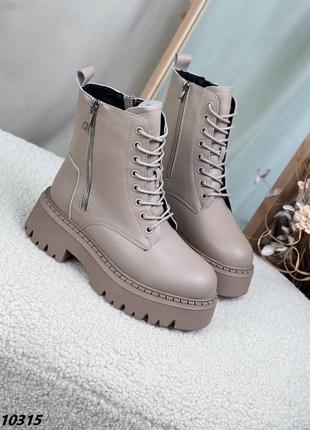 Зимние кожаные ботинки 36-41