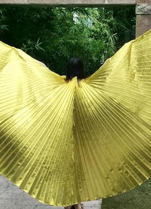 Красиві золотисті крила 🛍di-live🛍. крила для вечірки, шоу, танців|топ ціна|