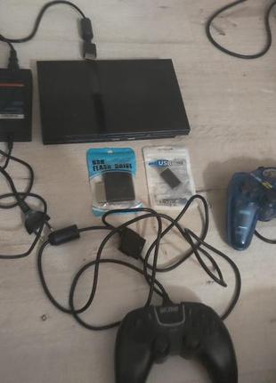 Sony playstation 2 scph 77004 прошитая + много игр3 фото