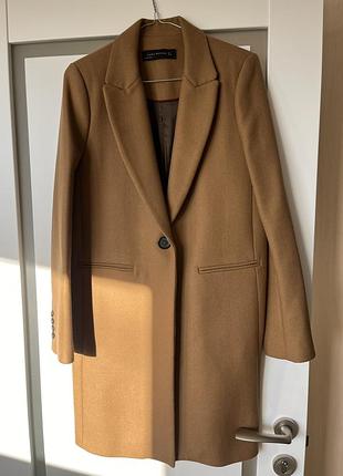 Классическое пальто zara. размер м.