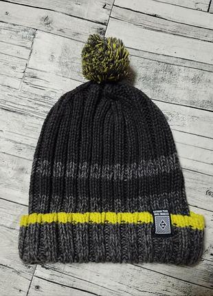 Шапка с помпоном s. oliver, шапка с отворотом, зимняя шапка