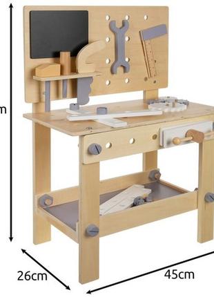 Дитяча іграшкова дерев'яна майстерня kruzzel 24820 польща6 фото