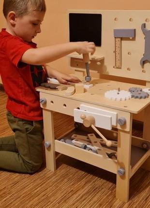 Дитяча іграшкова дерев'яна майстерня kruzzel 24820 польща9 фото