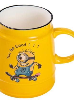 Кухоль 550 мл подарунковий міньйон чашка жовтий