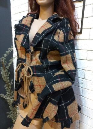 Фірменна, номерна,тепла,вовняна,мяка,кофта ,жакет,накидка, кардиган, на завязочці