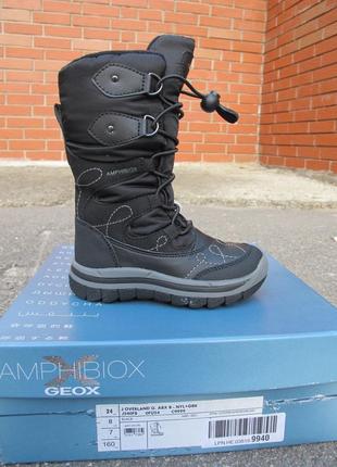 Новые зимние сапоги geox overland