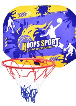 Баскетбольное кольцо mr 1173 щит 40 x 30 см, кольцо 23 см, сетка, мяч, насос