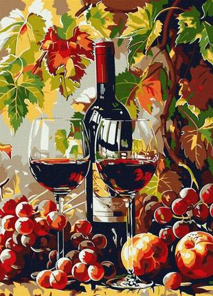 Картина за номерами "осіннє вино" kho5705, 30х40 см