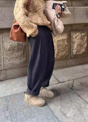 Брюки женские теплый кашемир, брюки модные