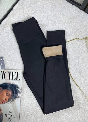 Теплые лосины фабричный котай