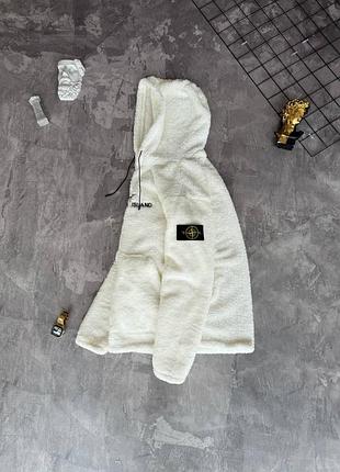 Чоловіче біле худі stone island 3
