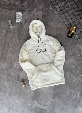 Чоловіче біле худі stone island 5