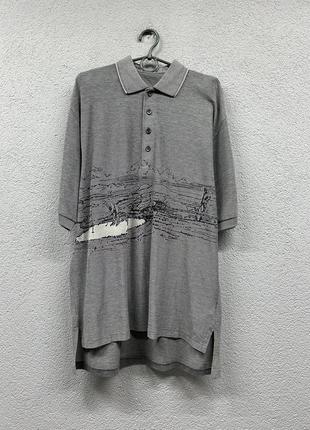 Футболка descente l винтаж поло мужская оригинал