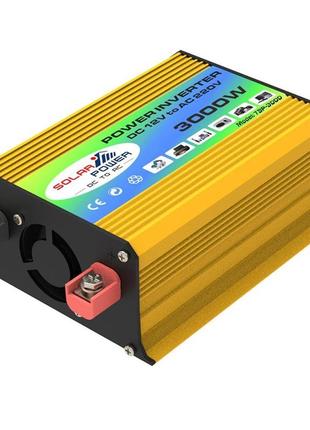 Інвертор хвильовий чистий синус dc12v в ac220v правильна синусоїда 3000 w 250 wt.