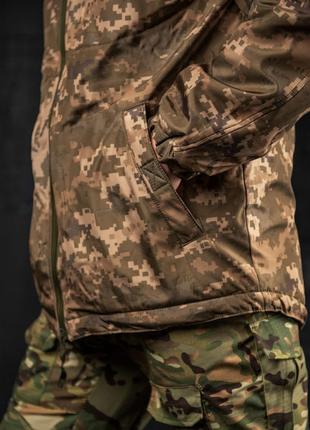 Зимняя тактическая куртка thirst пиксель, зимняя куртка пиксель, пиксель зимняя куртка, военная зимняя одежда5 фото