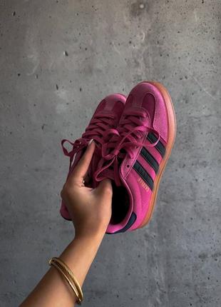 Женские кроссовки adidas gazelle indoor bliss pink4 фото